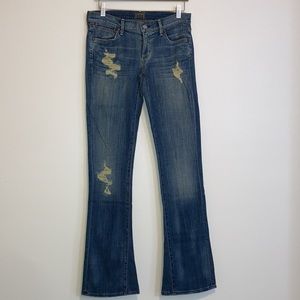 Size 28 Citizens of Humanity Morrison Slim Boot Cut blue jeans Odyssey NWT